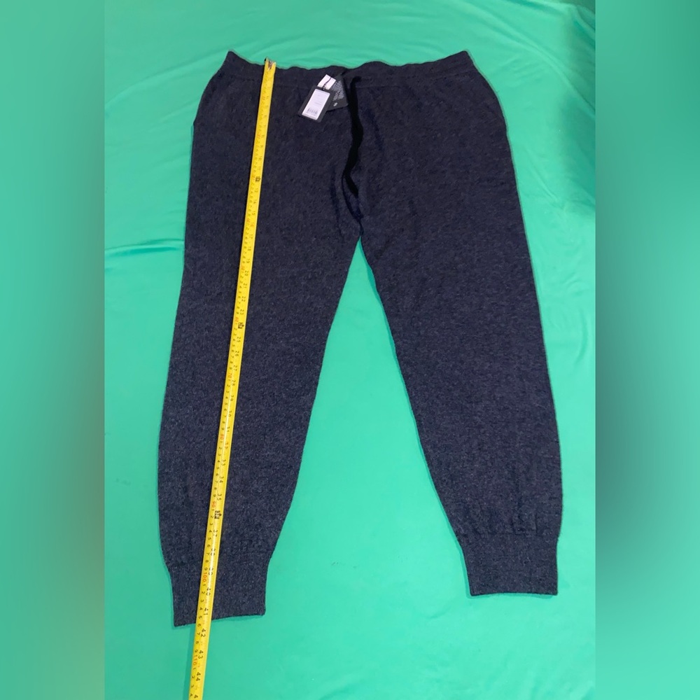 Cashmere Sweatpants XXL ES Smoke Gray ME92102 New Luxury Loungewear